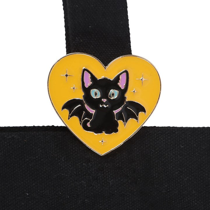 GATO-MORCEGO | TOTEBAG COM PIN