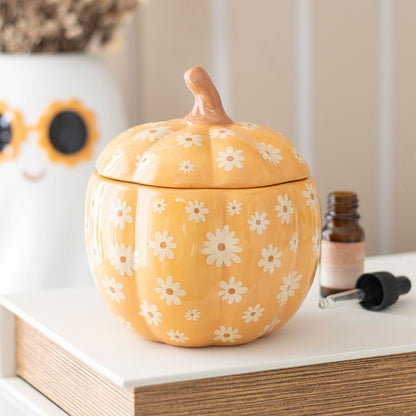 GROOVY FLORAL PUMPKIN | QUEIMADOR DE CERA E OE