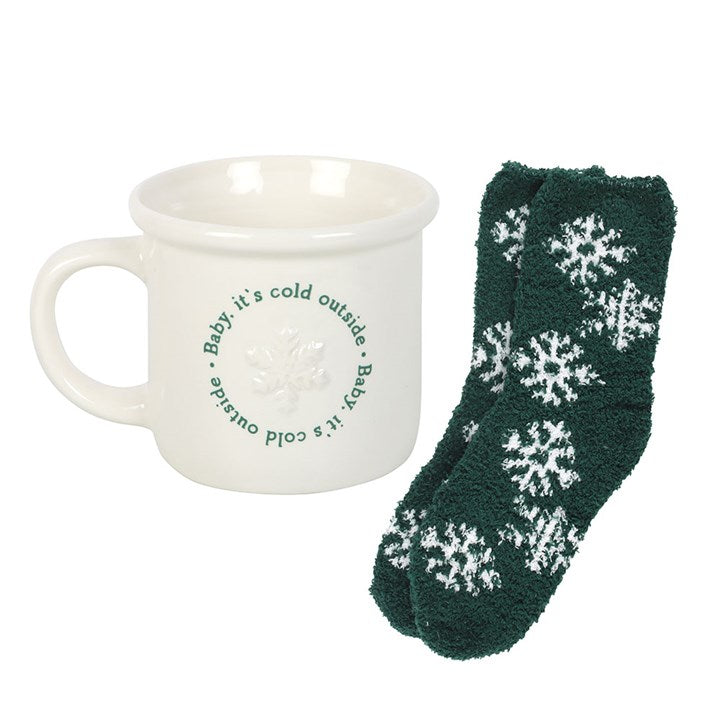 BABY IT´S COLD OUTSIDE | KIT CANECA + MEIAS