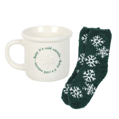 BABY IT´S COLD OUTSIDE | KIT CANECA + MEIAS